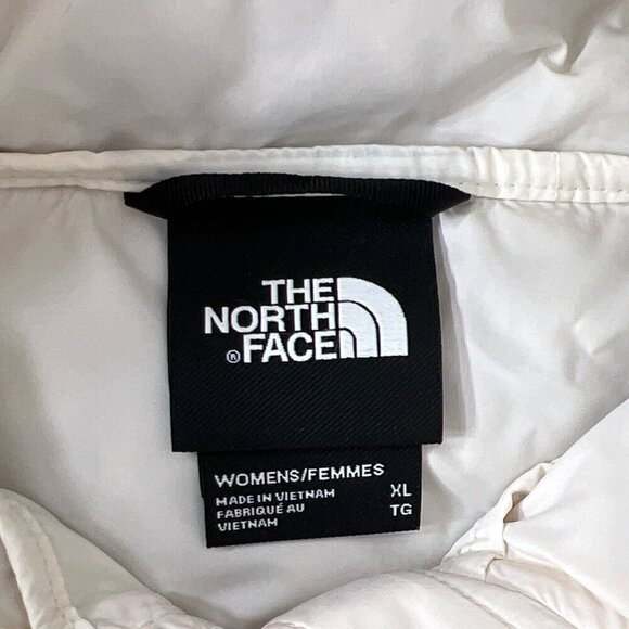 NORTH FACE Womens Hydrenalite Hooded Down Vest Gardenia White XL EUC NF0A833C - Picture 5 of 7